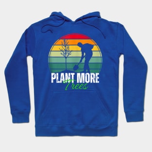 Arbor day Plant more trees retro Hoodie